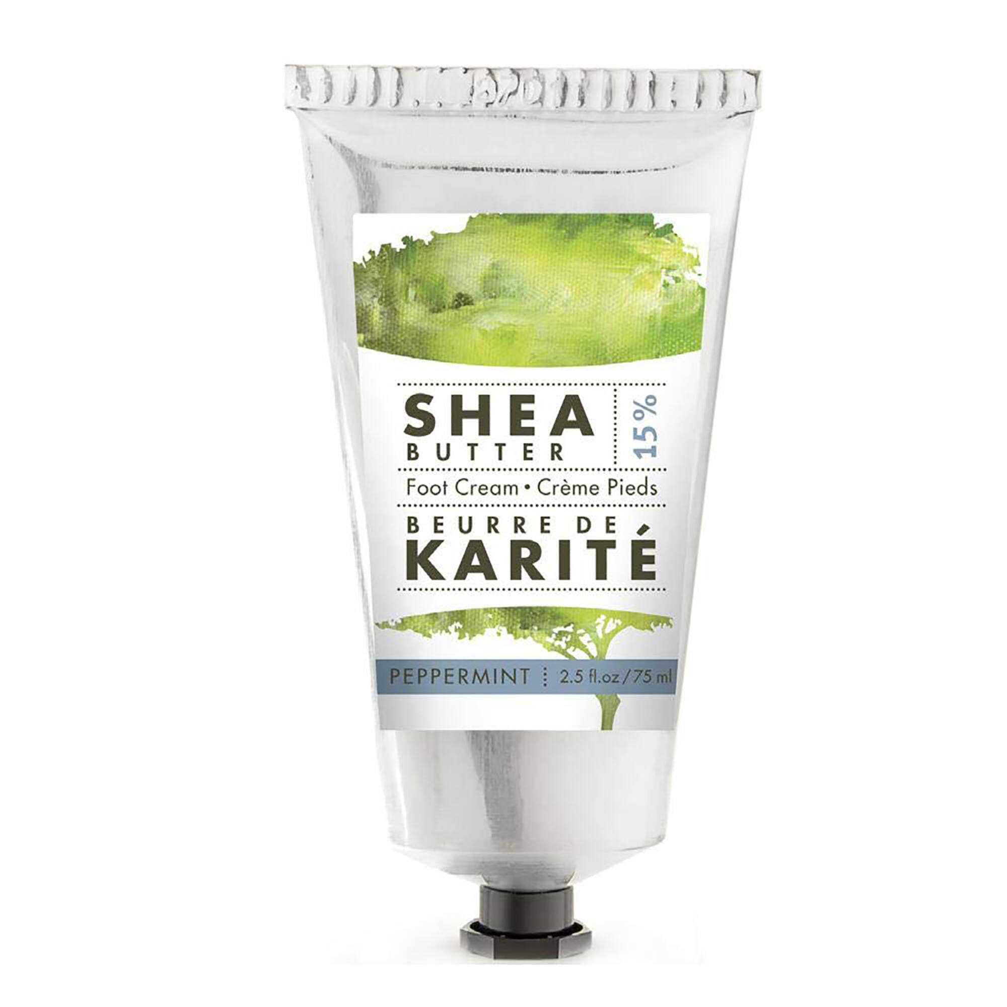 European Soaps Shea Butter Foot Cream, 75mL